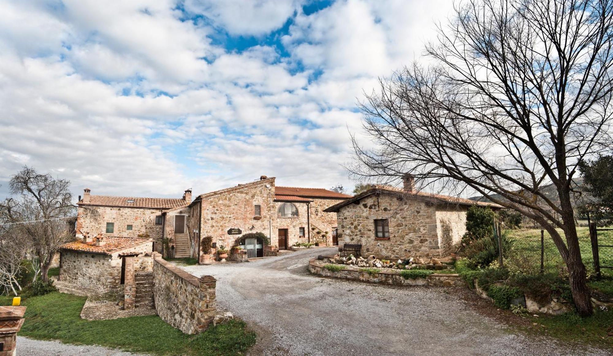 Agriturismo Grossola Castiglione dʼOrcia Exteriör bild