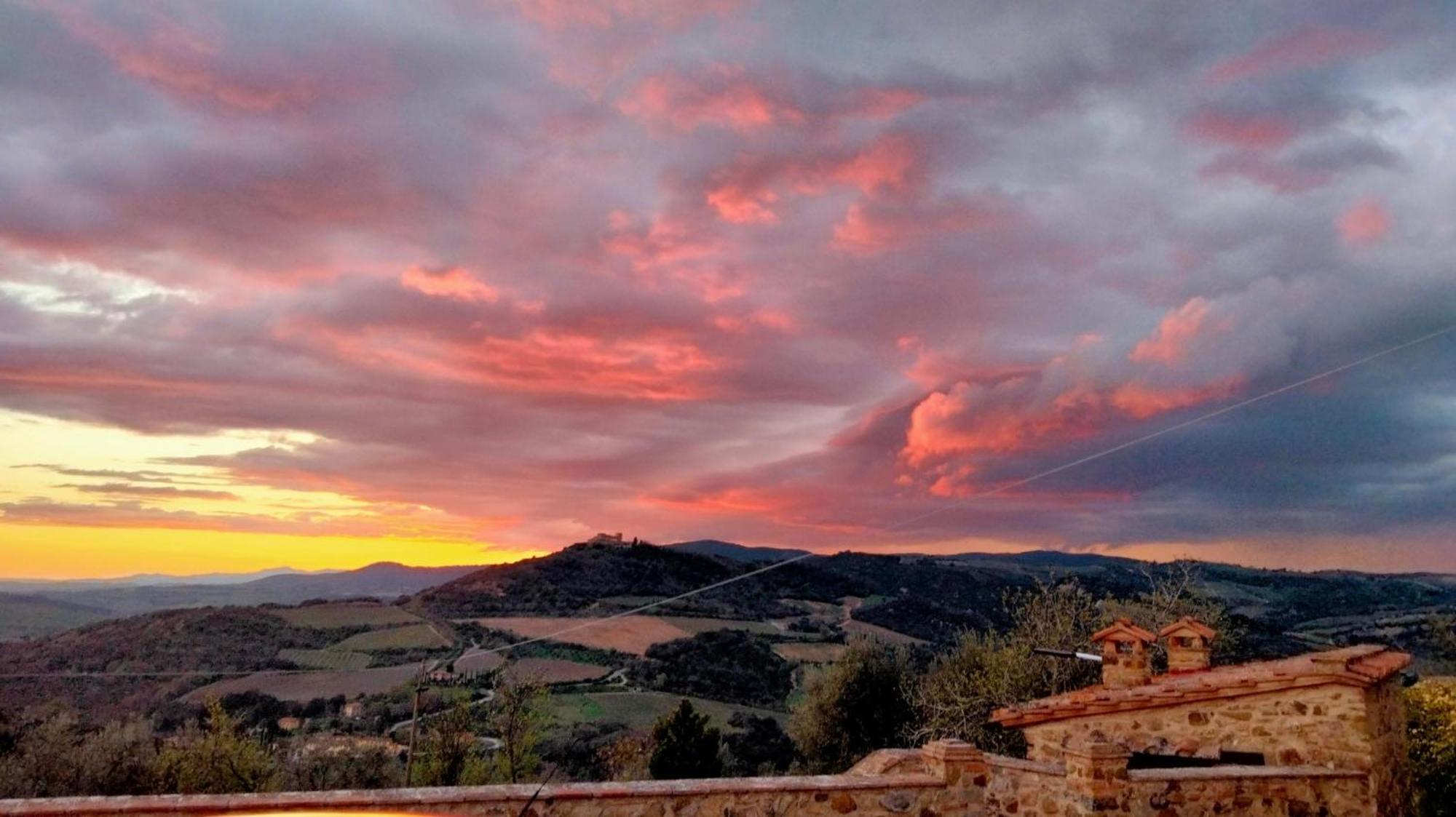 Agriturismo Grossola Castiglione dʼOrcia Exteriör bild